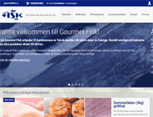 Tablet Screenshot of gourmetfisk.se